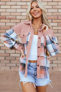 Mackenzie Plaid Button Up Shacket In Multiple Colors