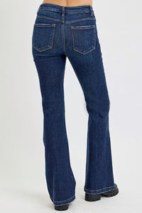 Elia High Rise Flare Jeans with Pockets