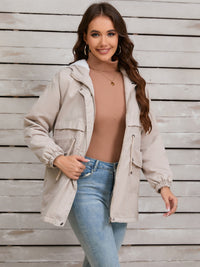 Ariella Drawstring Hooded Jacket