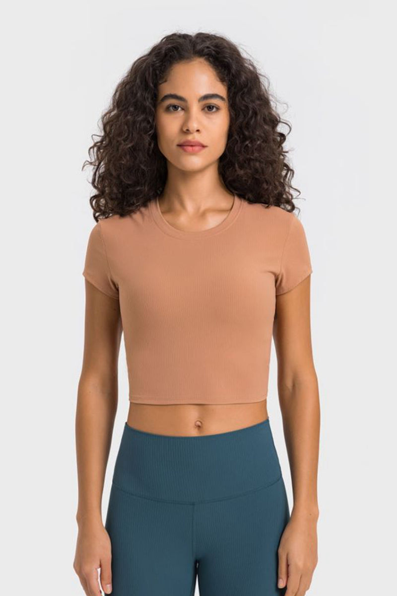 Rebecca Cropped Sports Top