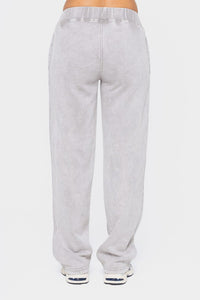 Elastic Waist Fleece Pants with Pockets