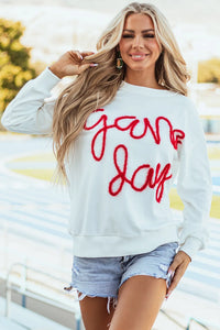 Game Day Sweatshirt In Multi Colors