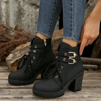 Eliana Block Heel Boots