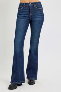 Elia High Rise Flare Jeans with Pockets