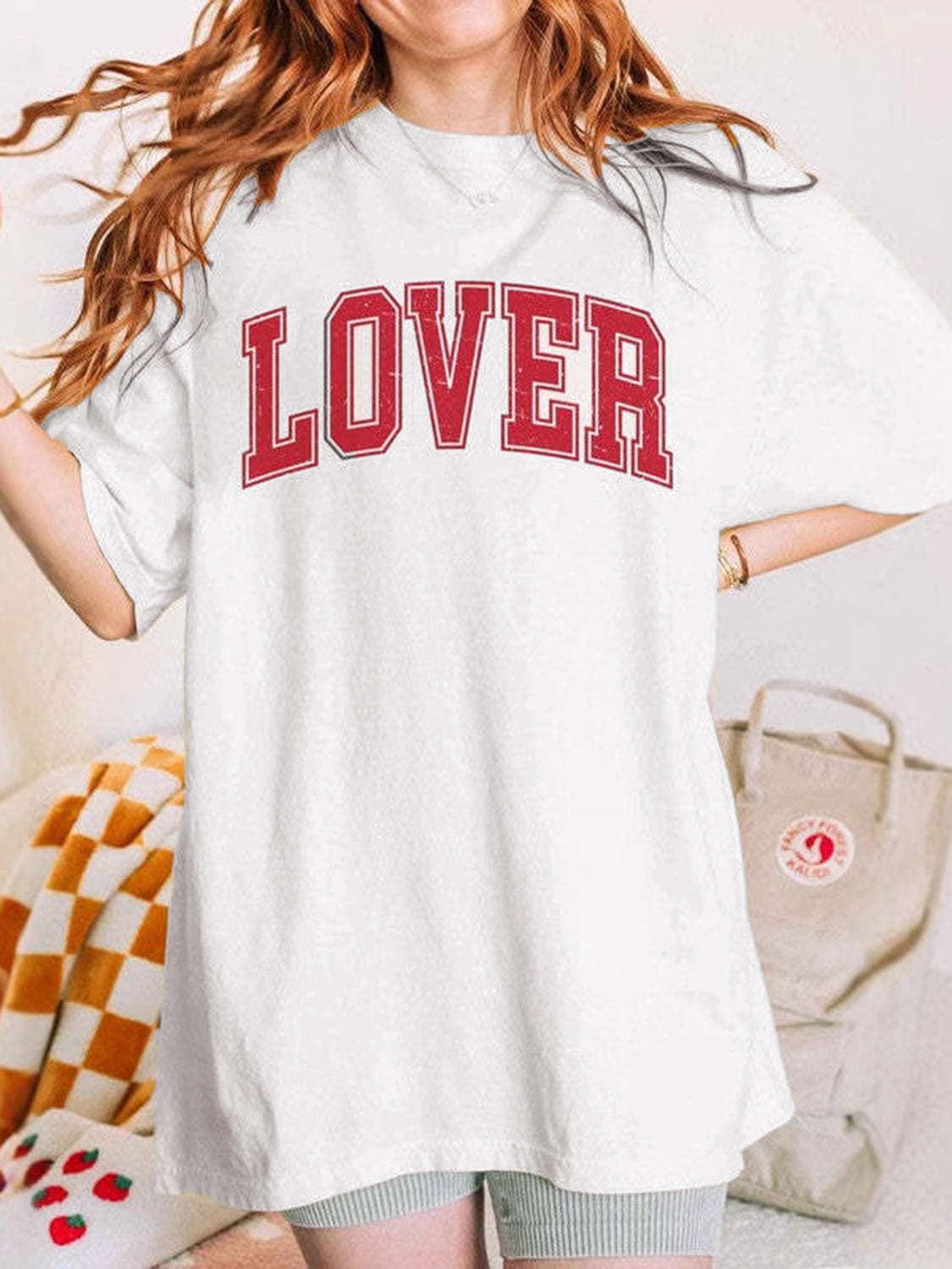 Lover Tee Round Neck Half Sleeve T-Shirt