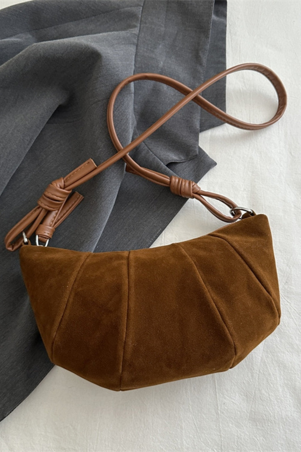 Remi Suede Shoulder Bag