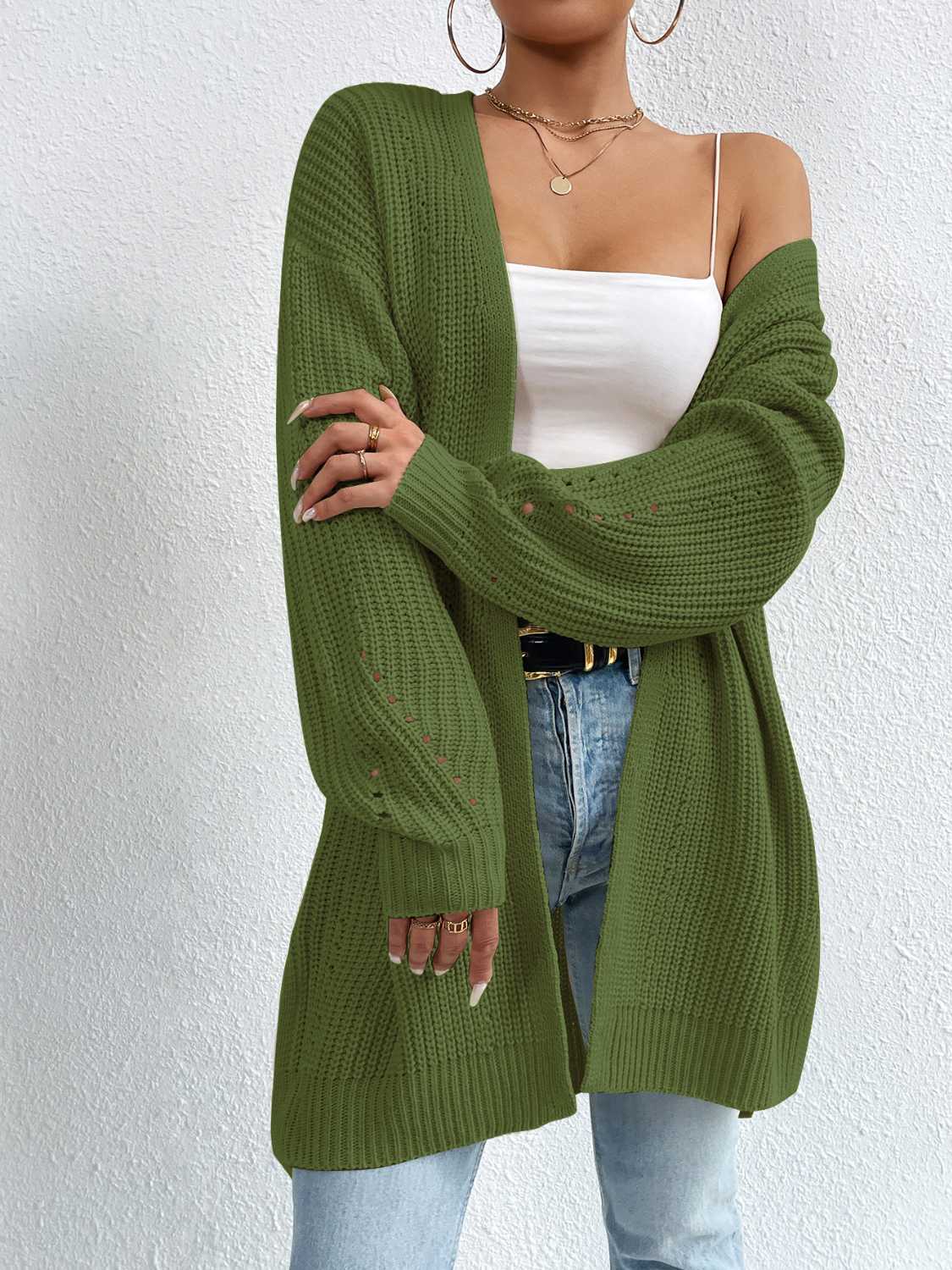 Liliana Shoulder Slit Cardigan