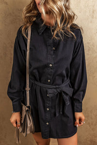 Alaina Button Up Denim Dress