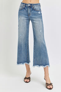 Julia Risen High Rise Cropped Flare Jeans