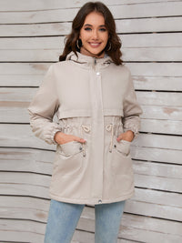 Ariella Drawstring Hooded Jacket