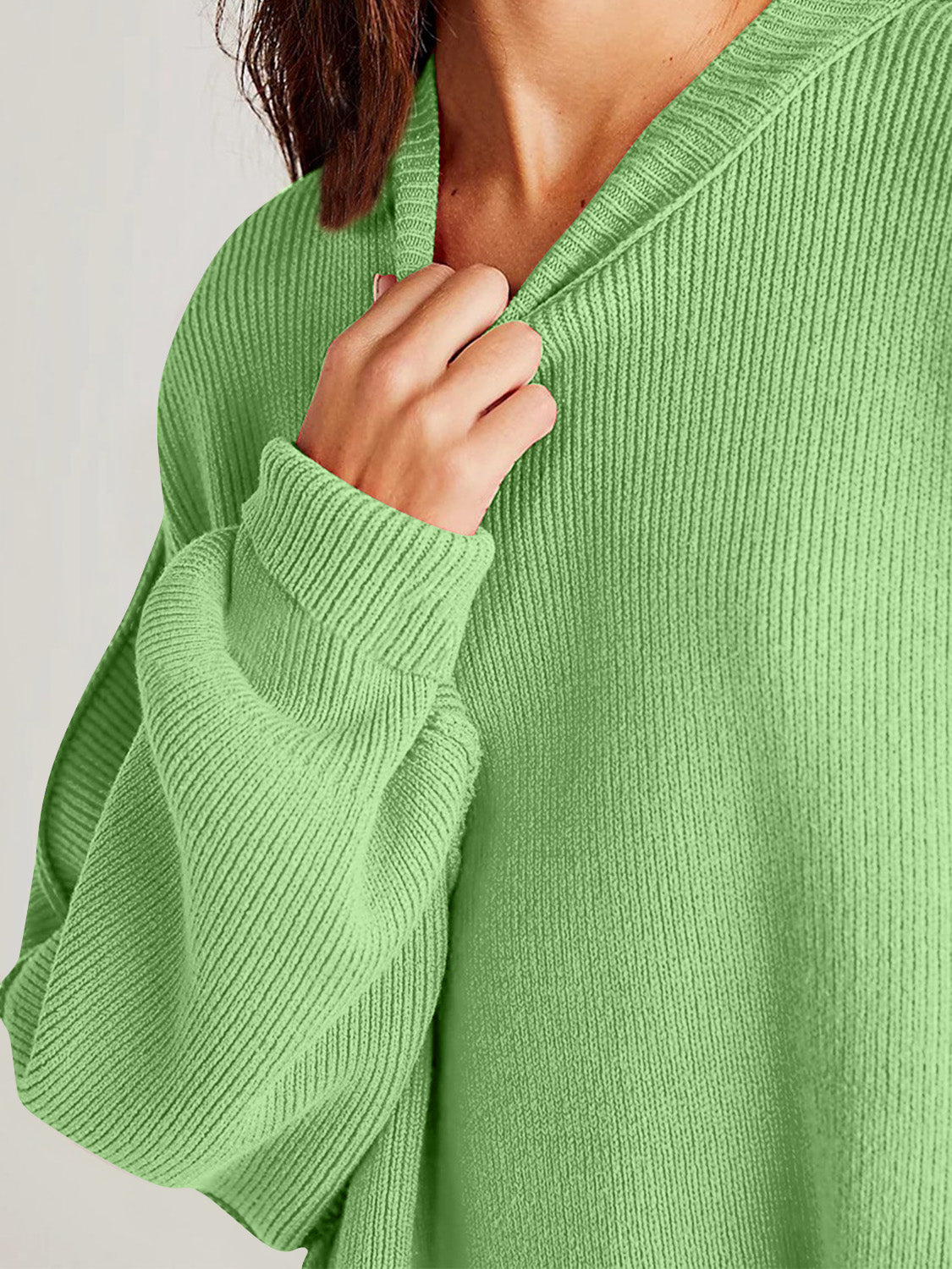 Side Slit Sweater In Multi Colors