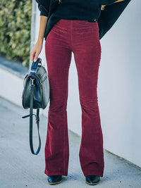 Annie High Waist Bootcut Pants In Multi Colors