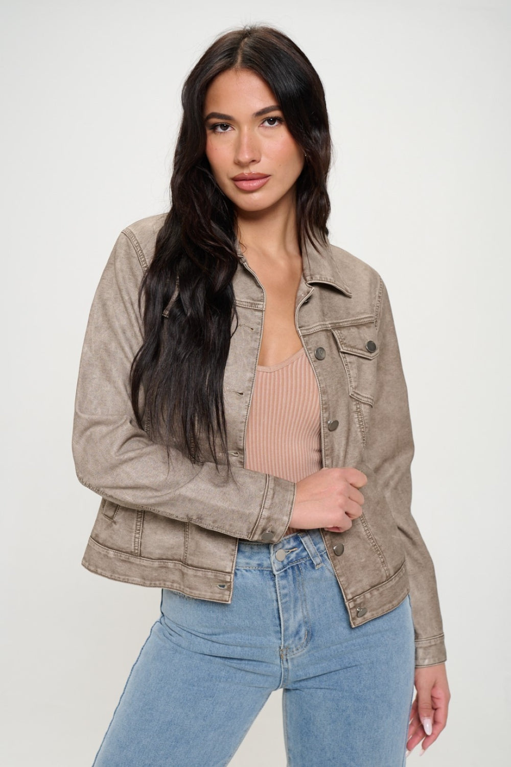 Neve Vegan Leather Jacket