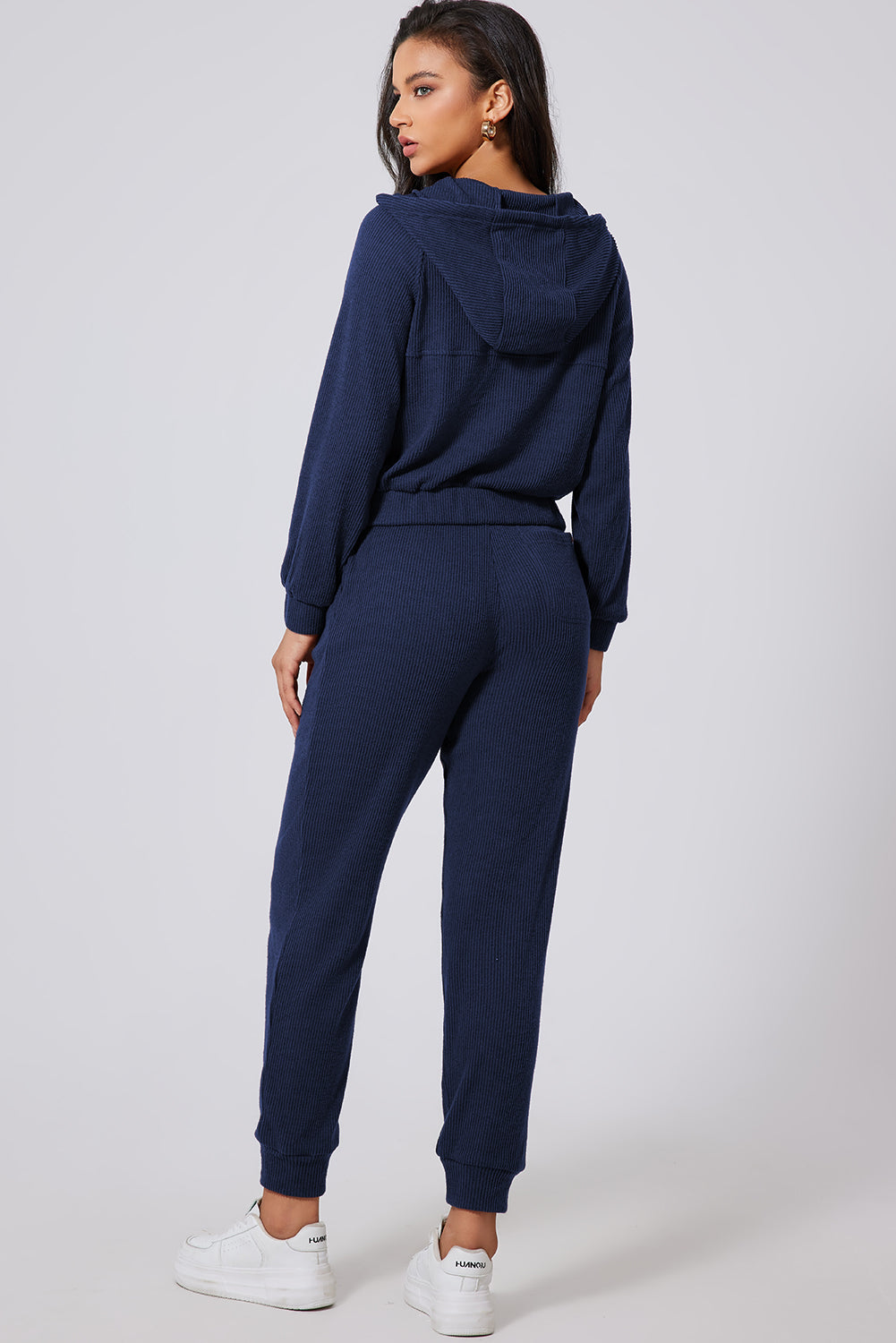 Camilla Drawstring Half Zip Hoodie and Joggers Active Set