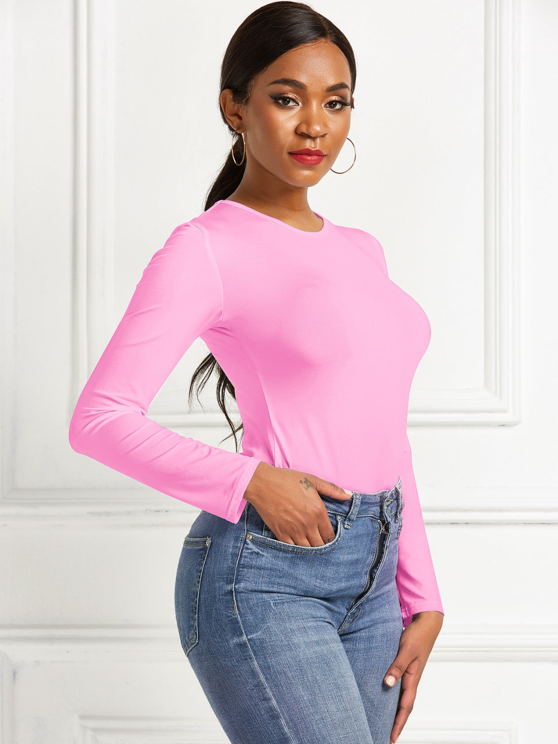 Phoebe Round Neck Bodysuit