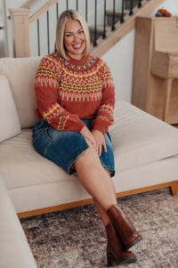 Cozy Chalet Fair Isle Sweater