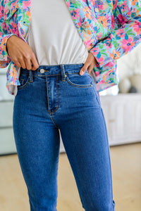 Francine High Rise Tummy Control Flared Jeans