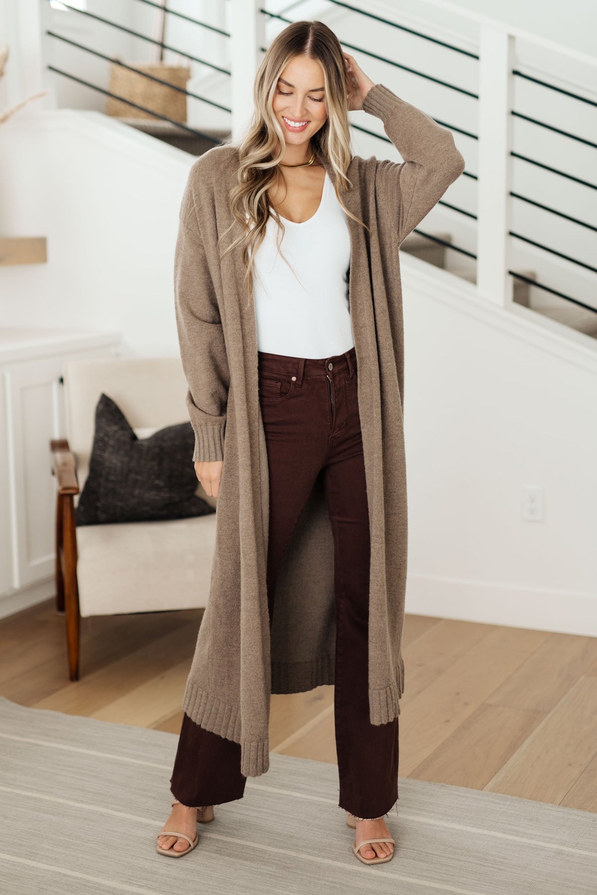 Perfectly Resolved Duster Cardigan