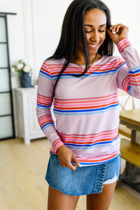 Sweet Like Candy Striped Long Sleeve