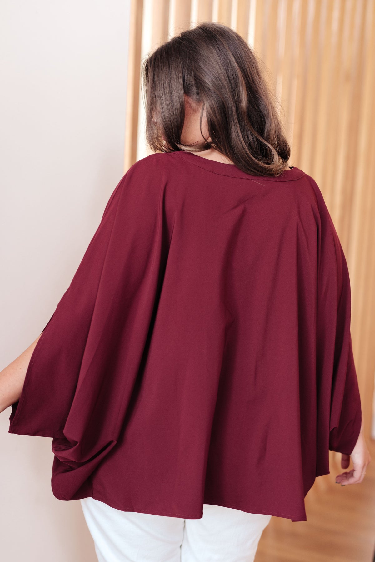 Universal Philosophy Blouse in Wine