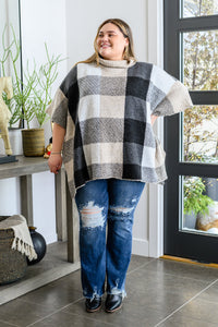 Your Next Favorite Roll Neck Sweater Poncho